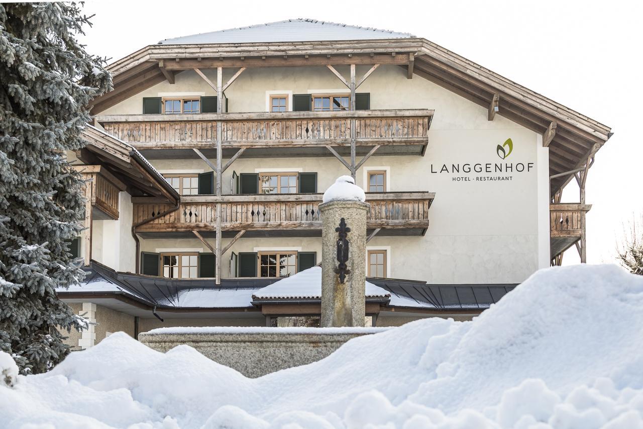 Hotel Restaurant Langgenhof Bruneck Exterior foto